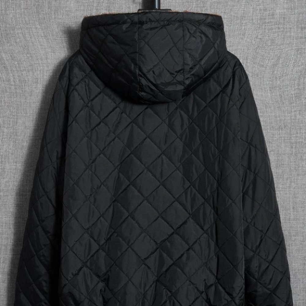 Brown And Black Mens Two Way Coat - Picture 3 of 5